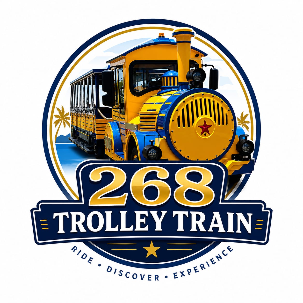 268 Trolley Train Logo