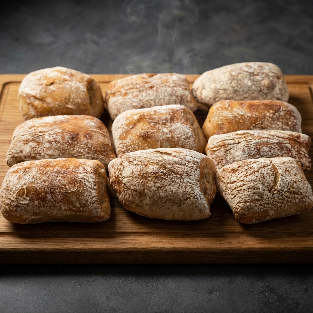Ciabatta Rolls (6 Rolls)