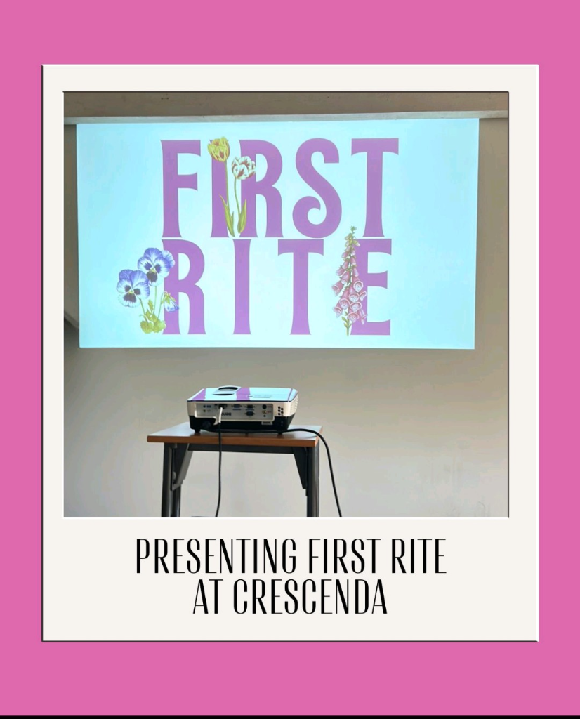Presenting First Rite at the Crescenda Founders Program