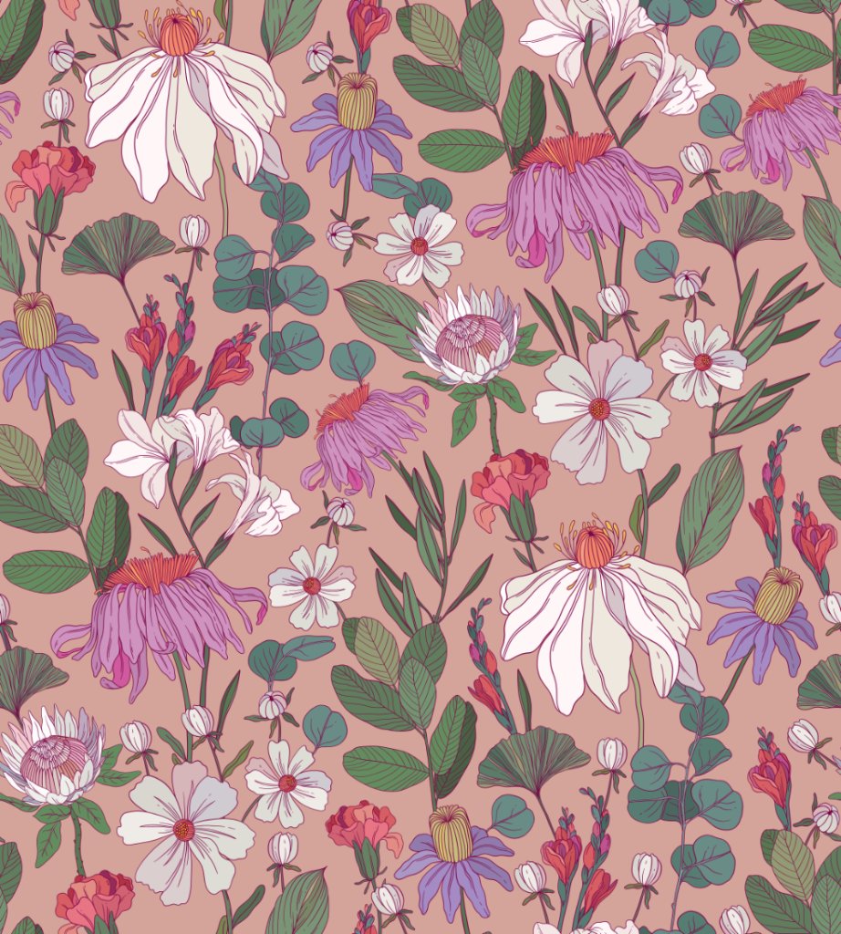 Signature print: Faded Pink