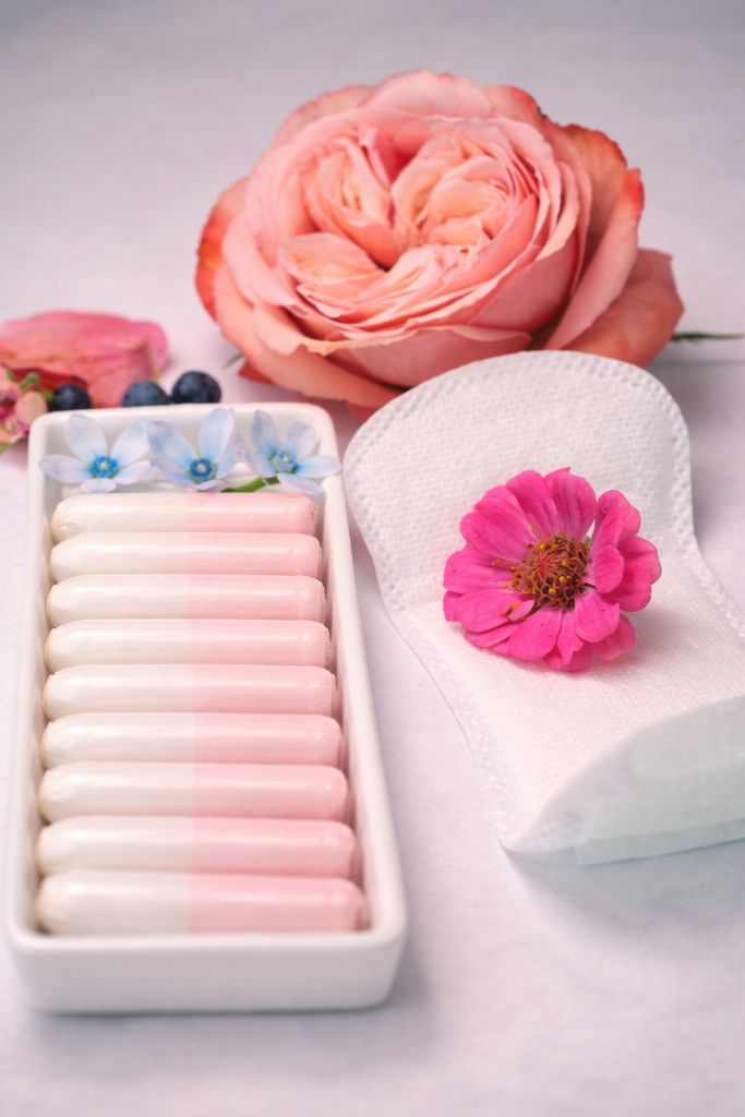 Styling for the menstrual products