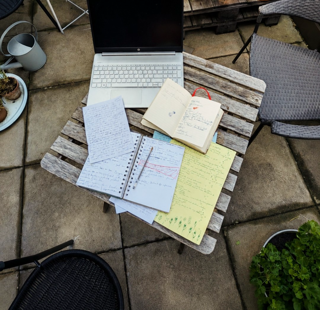 Notes upon notes at my home in Basel, Switzerland