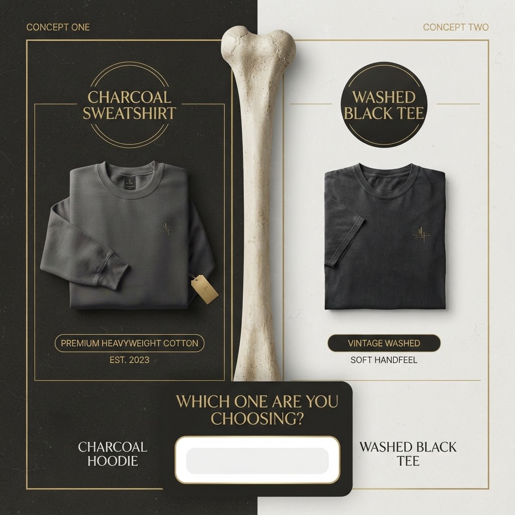 Sweatshirt or tee first? — Merch Collection (9:16)
