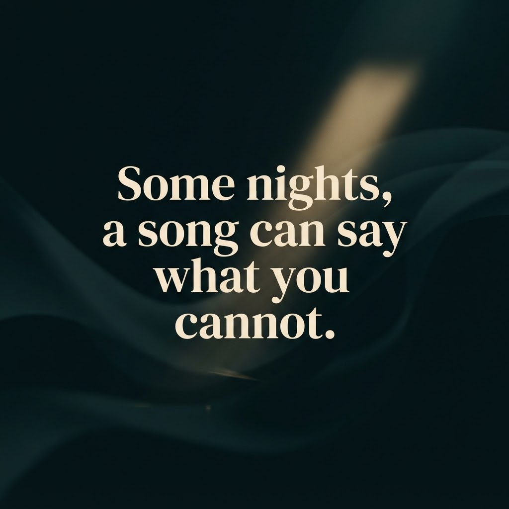 Those Old Hymns: Reimagined, Vol. 1 — minimal cinematic quote graphic (4:5)
