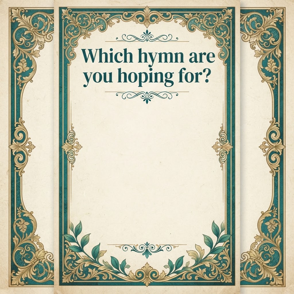 Which hymn are you hoping for? — Album Launch (9:16)