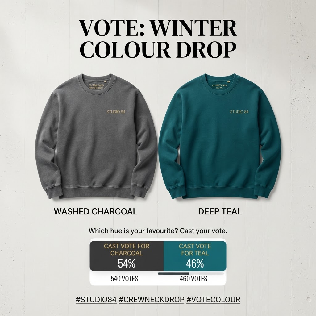 Charcoal or teal? — Merch Collection (9:16)