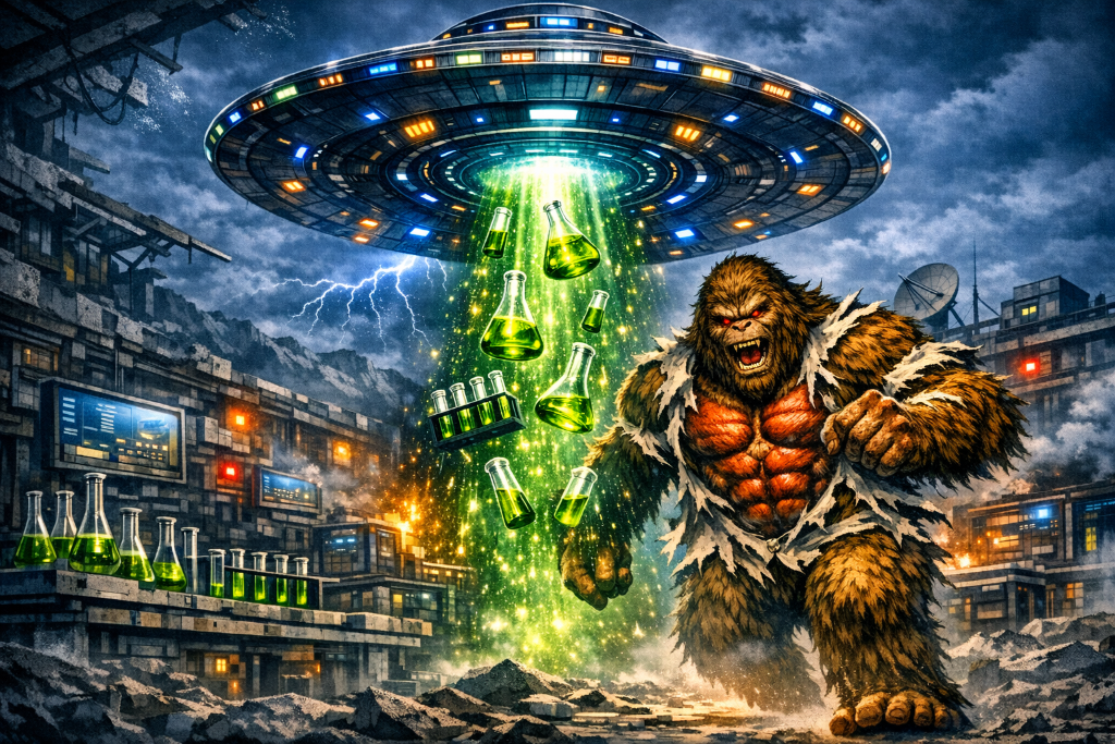 Electric Peptides - Alien and Bigfoot