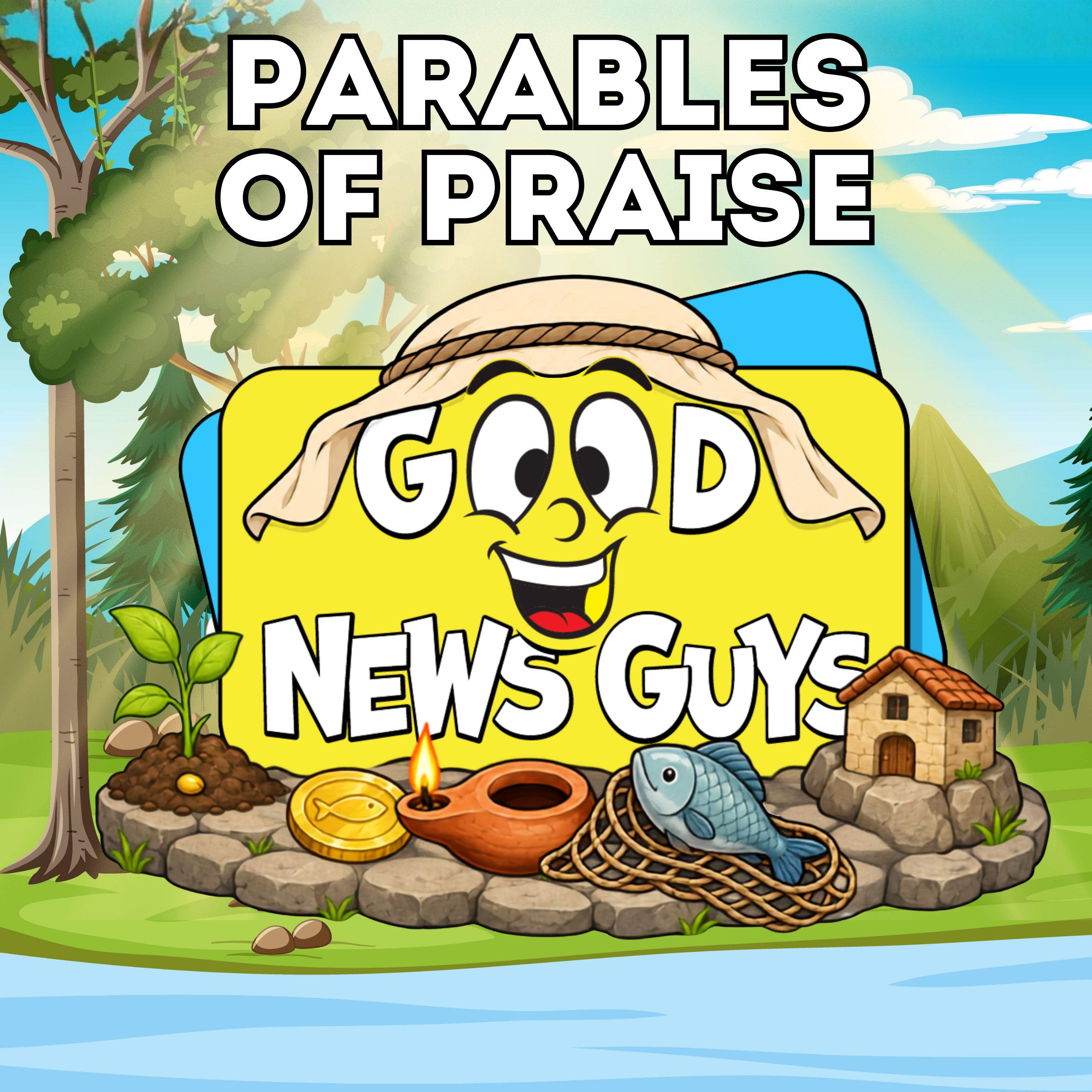 Parables of Praise album cover by the Good News Guys