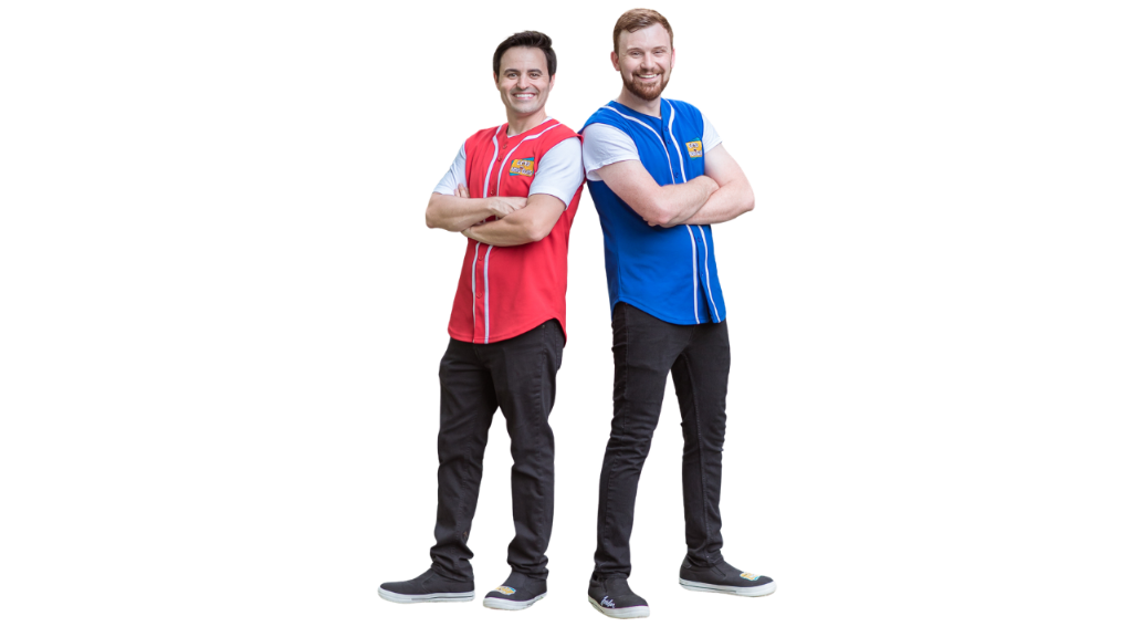 Jordan Sovis and Vinnie Lindquist, founders of Good News Guys