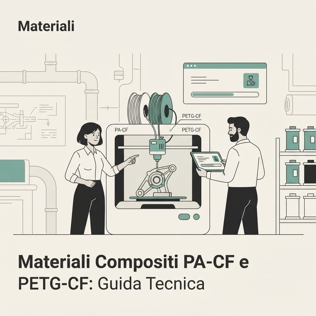 Materiali Compositi PA-CF e PETG-CF: Guida Tecnica