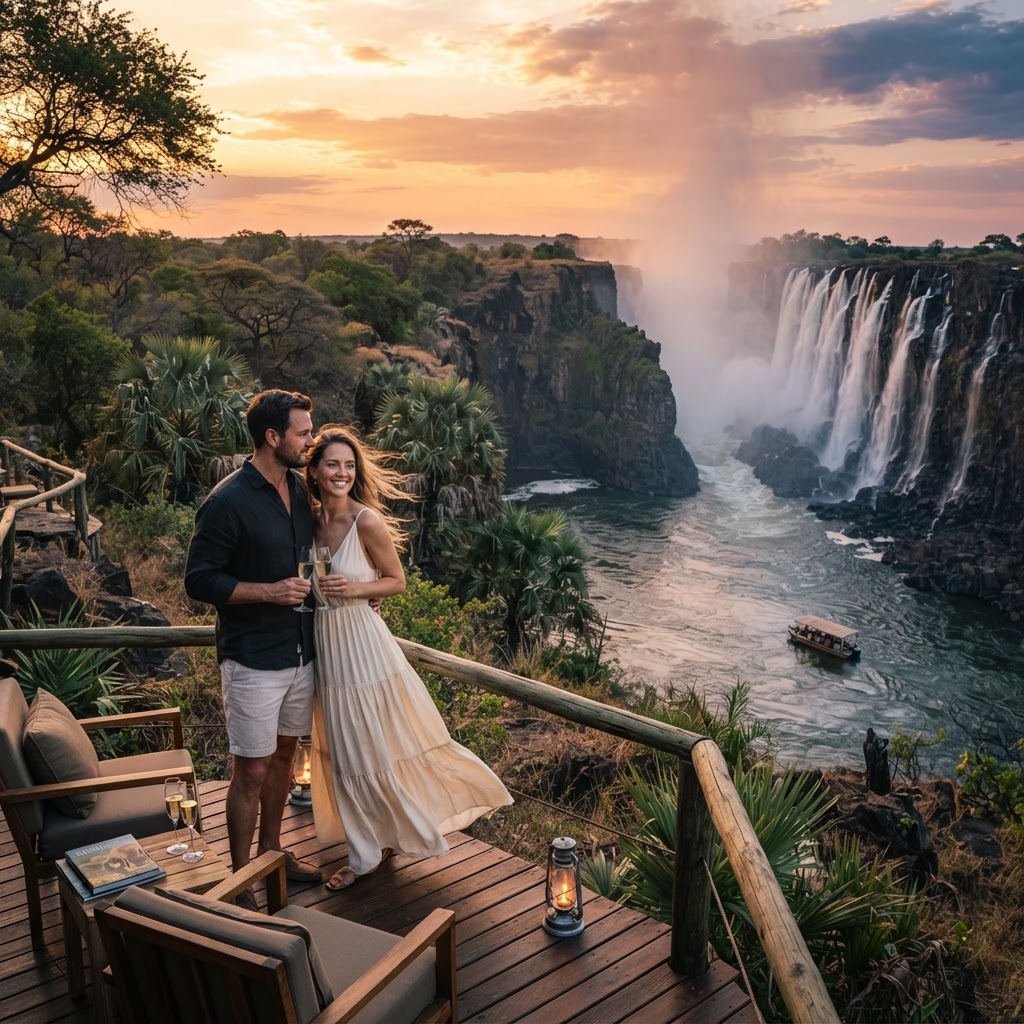 Victoria Falls Honeymoon Escape & Zambezi Safari