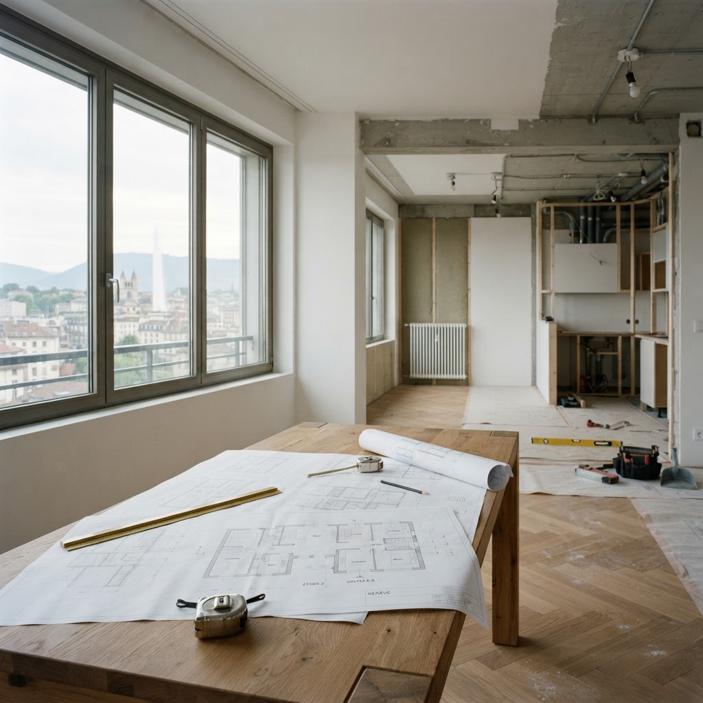 Rénovation d'appartement à Genève : autorisations, copropriété et pièges