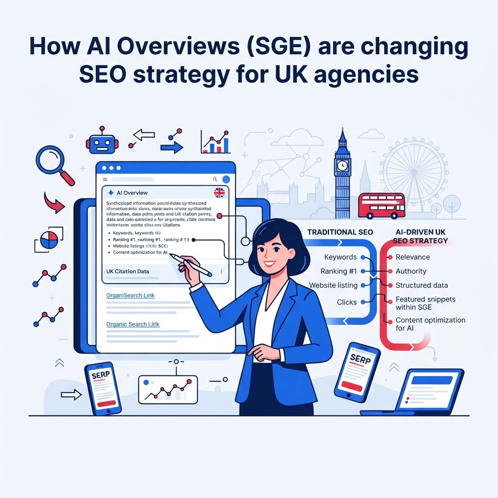 How AI Overviews (SGE) are changing SEO strategy for UK agencies
