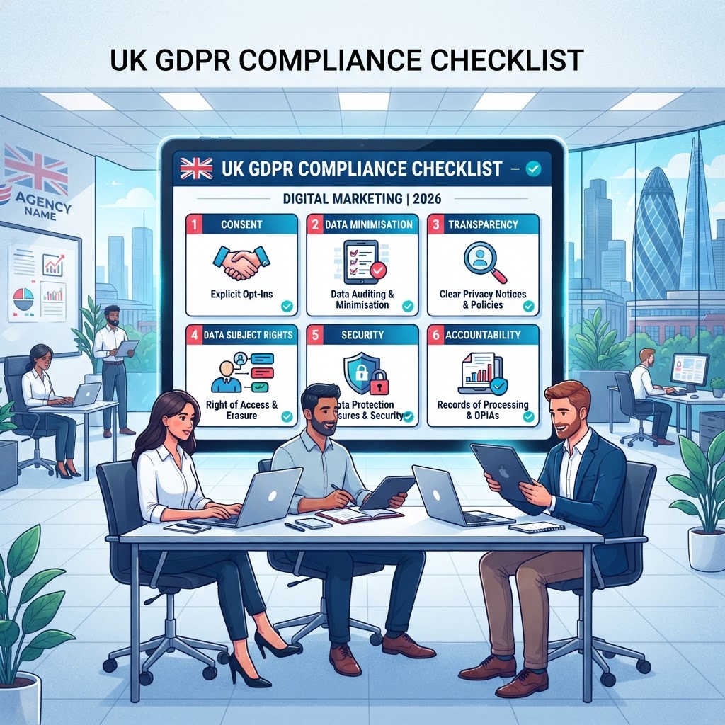 UK GDPR compliance checklist for digital marketing teams in 2026