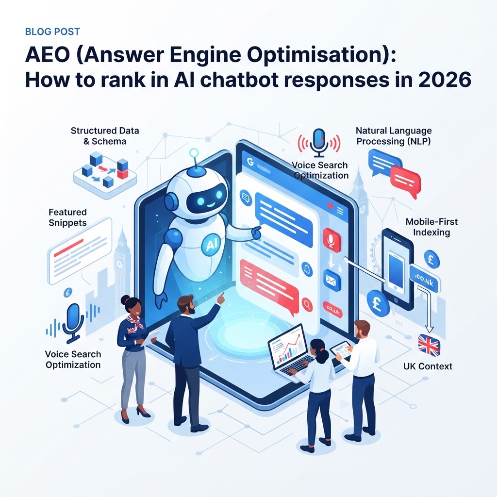 AEO (Answer Engine Optimisation): How to rank in AI chatbot responses in 2026