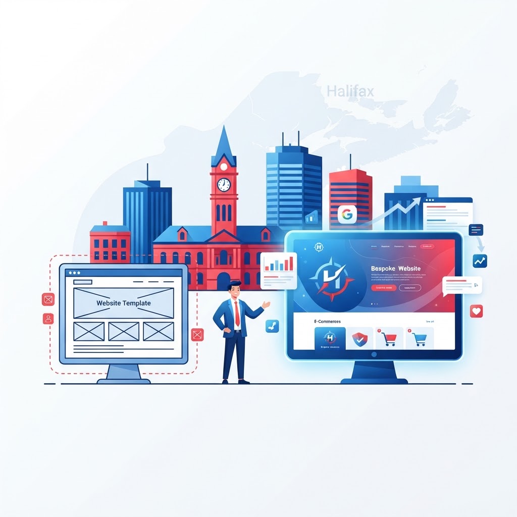 Why your Halifax business needs a bespoke website (not a template) to compete online