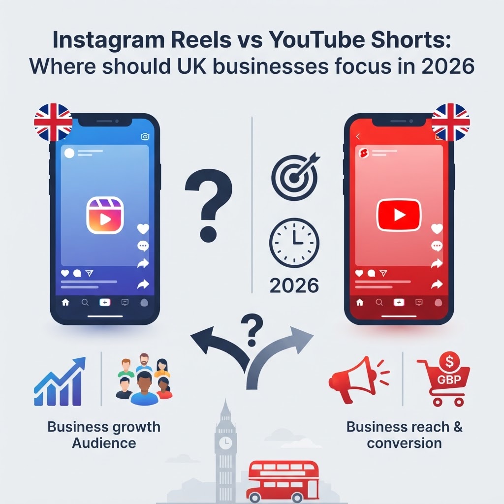 Instagram Reels vs YouTube Shorts: Where should UK businesses focus in 2026
