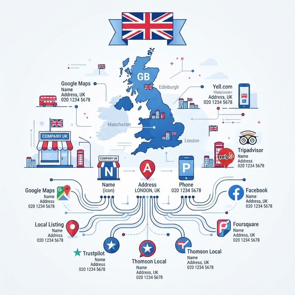 NAP consistency and local citations: The complete UK business guide