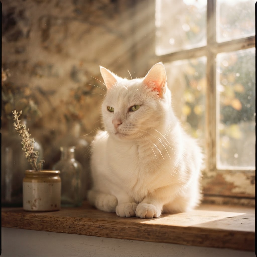 Serene Cat Portrait