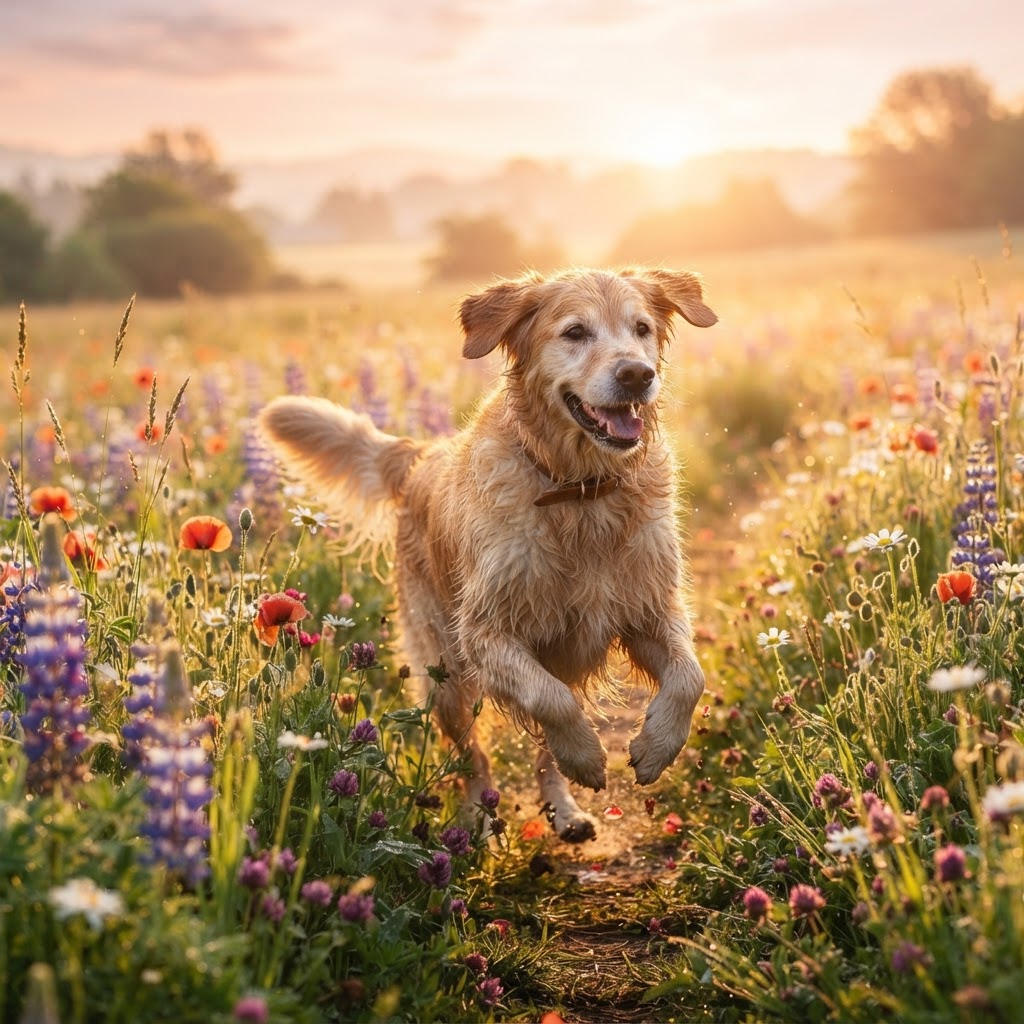 Happy pet