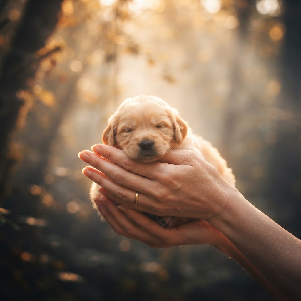 Stewardship — Hands & Puppy