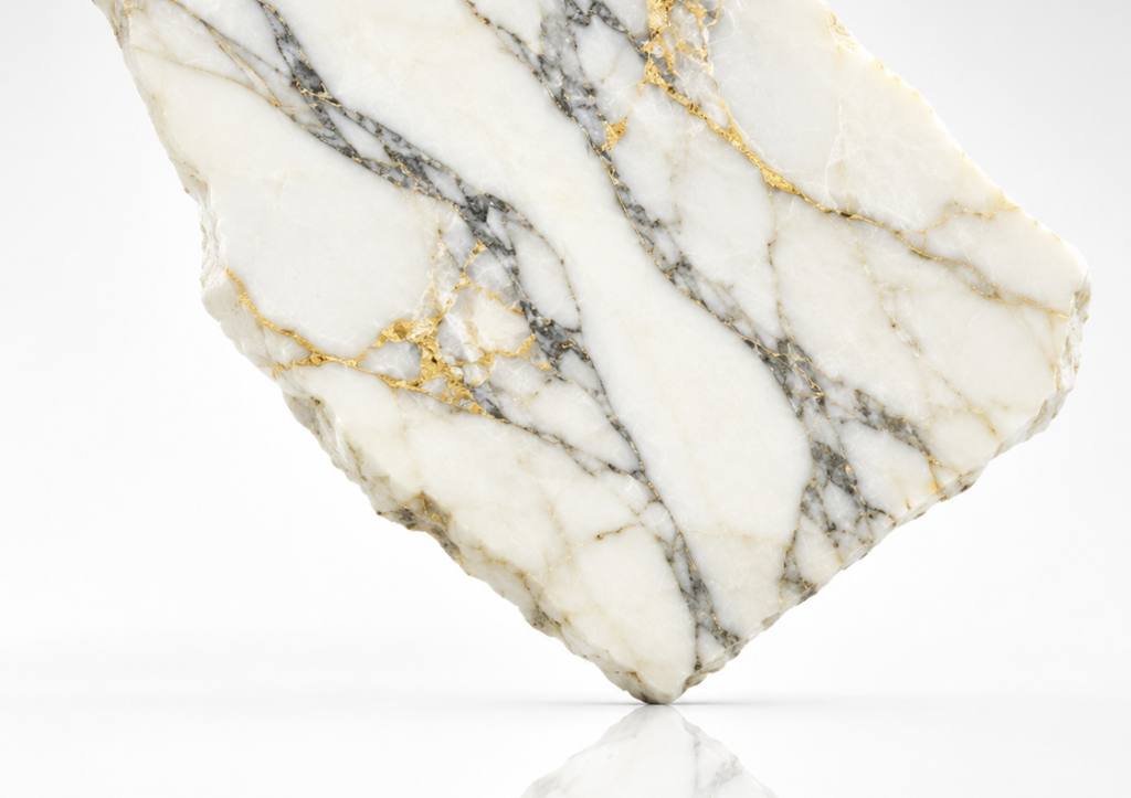 Calacatta Gold — textura de material premium para diseño de interiores de lujo