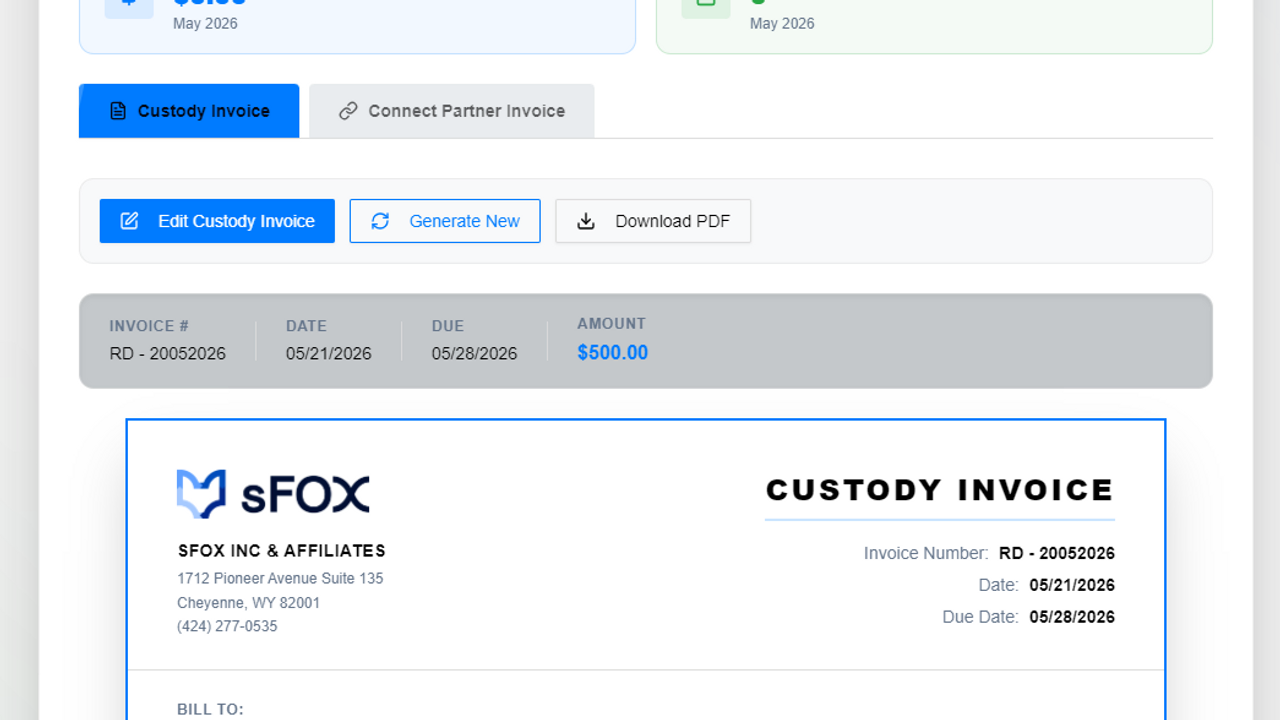 Invoice Creator template preview