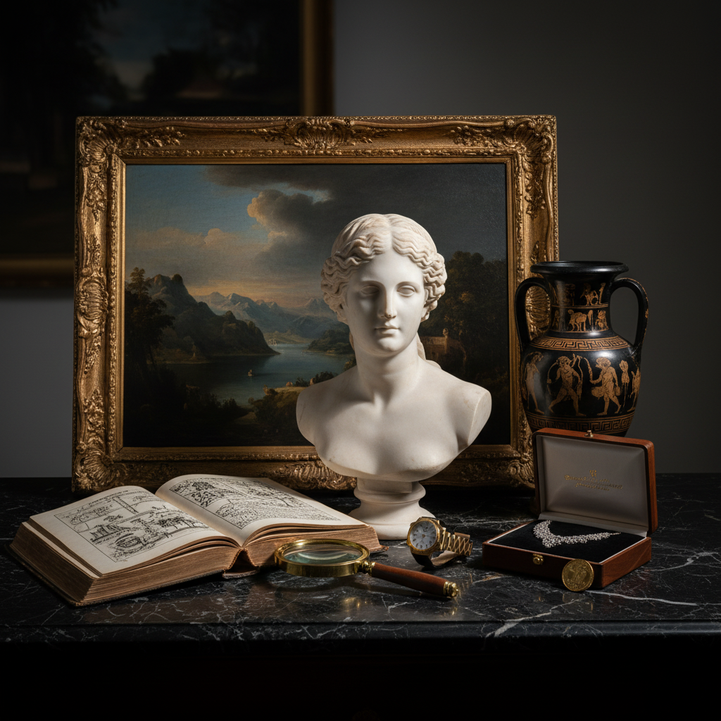 Art, Rare Collectibles & Antiques