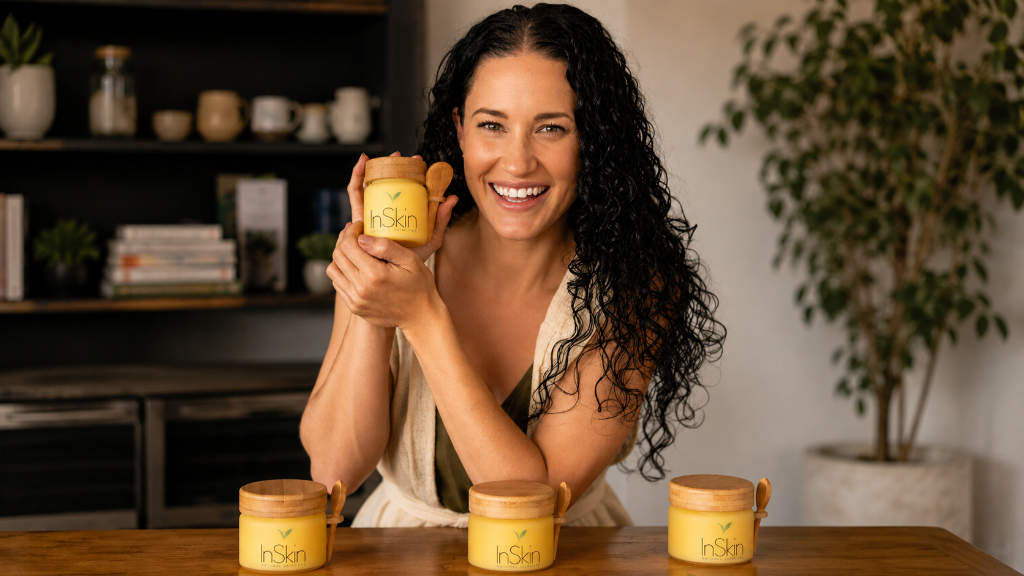 Denai holding InSkin Body Oil