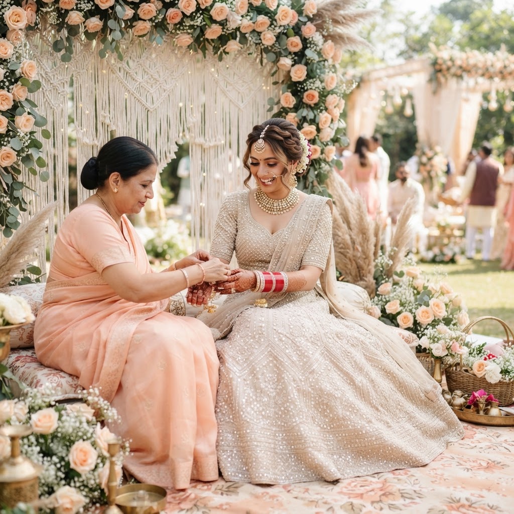 Beautiful Traditional Choora Ceremony Moment