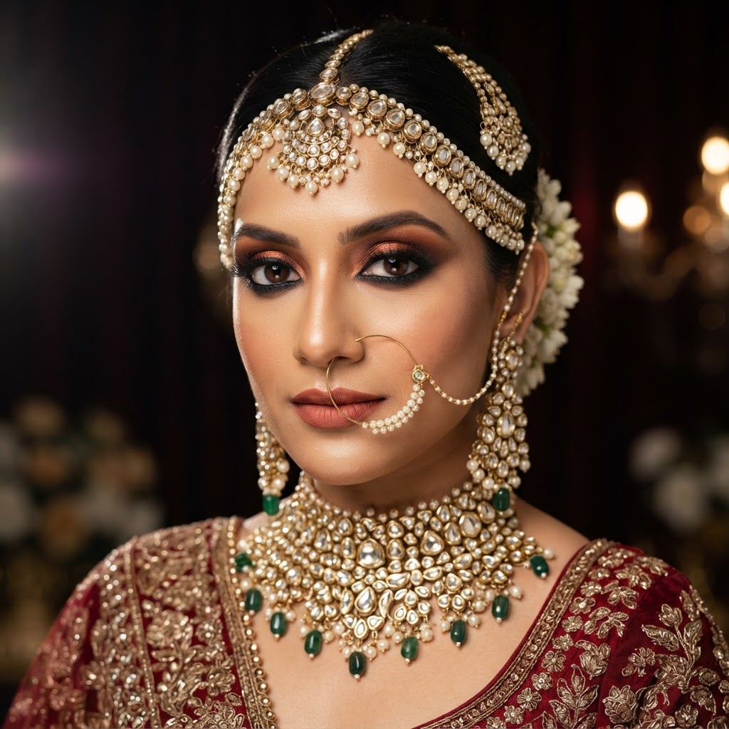 Stunning Smokey Eye Bridal Makeup Look