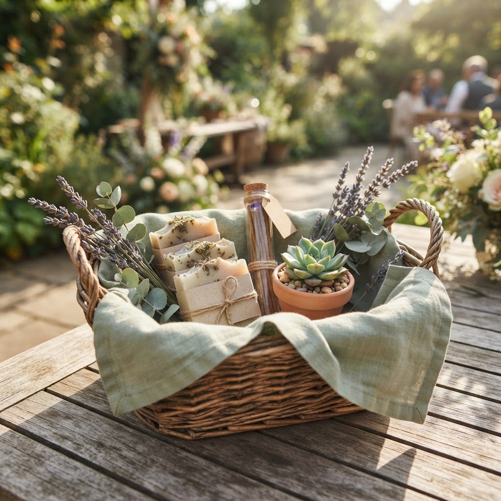 Rustic Natural Artisan Soap Gift Basket