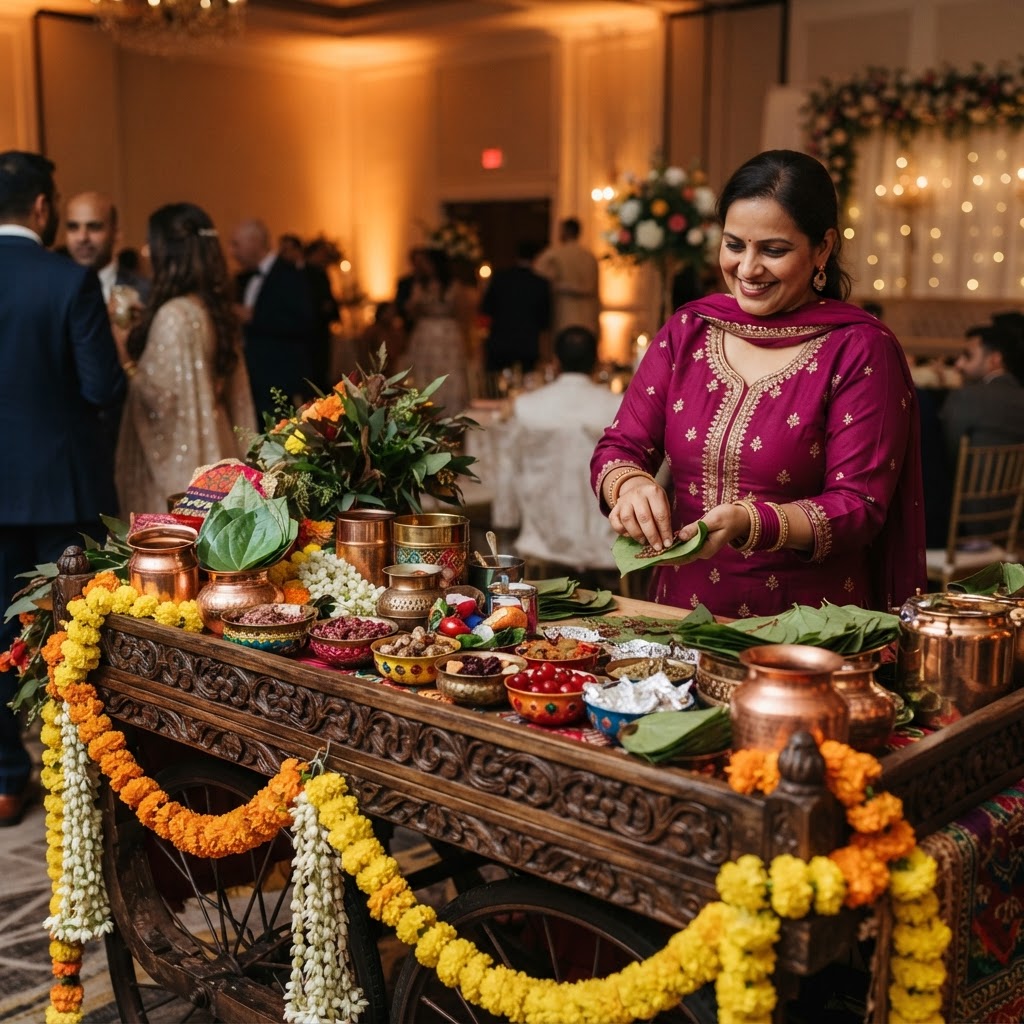 Traditional Live Paan Dessert Station