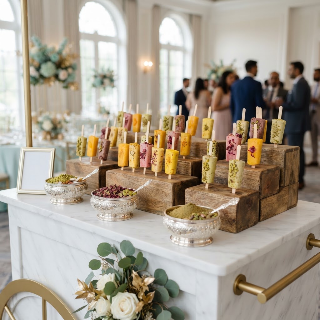 Gourmet Kulfi Pop Dessert Station