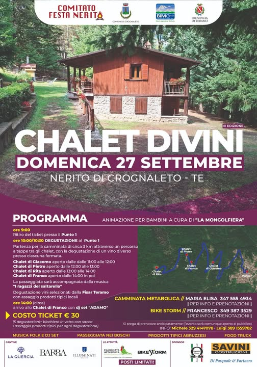 Chalet Divini — III Edizione