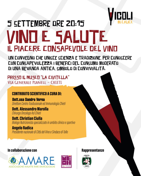 Vicoli in Calice 2026 — Vino e Salute
