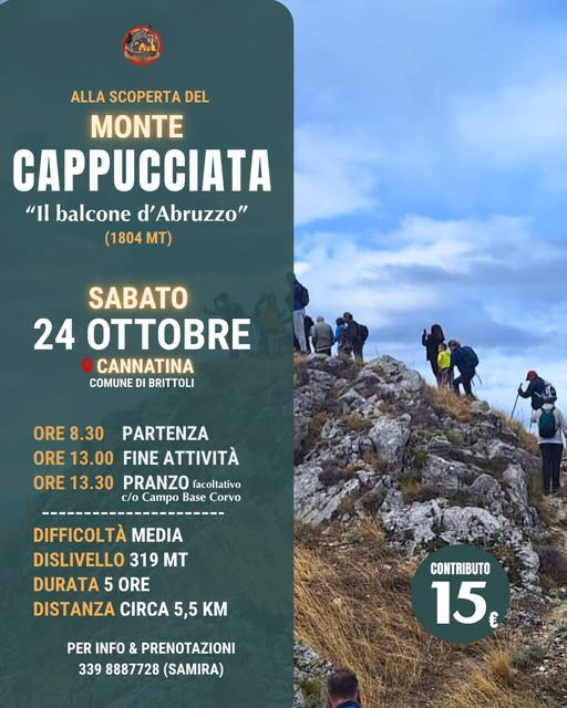 Alla scoperta del Monte Cappucciata - Il balcone d'Abruzzo