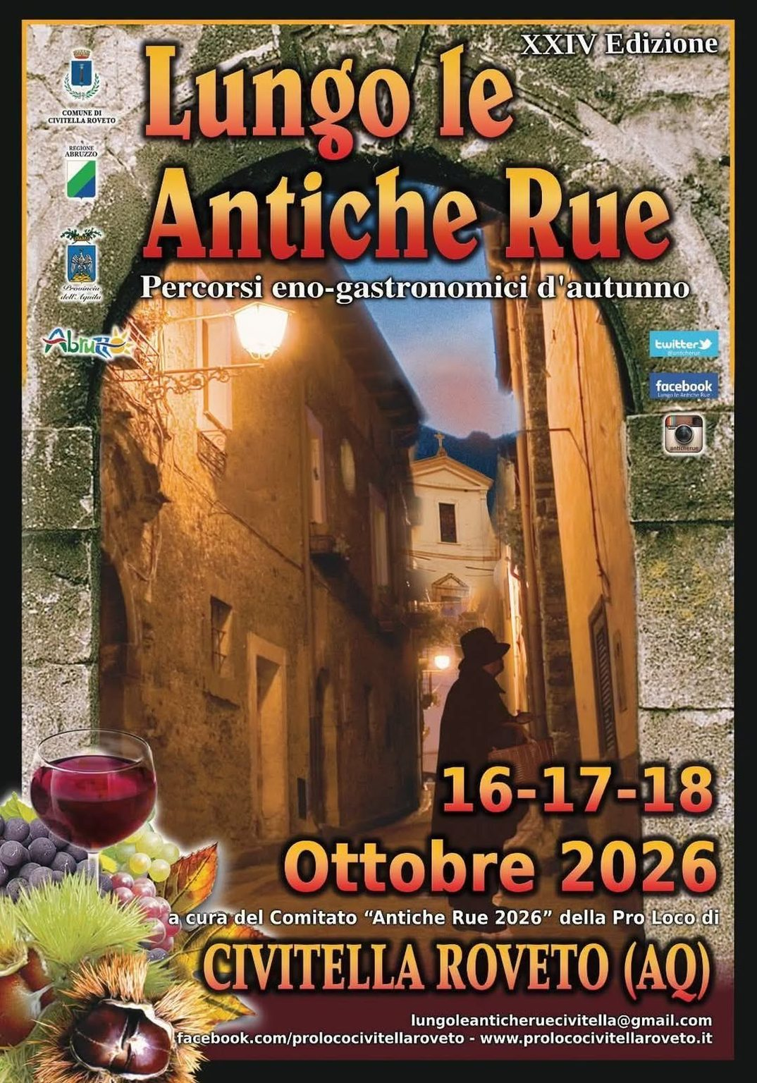 Lungo le Antiche Rue — XXIV Edizione