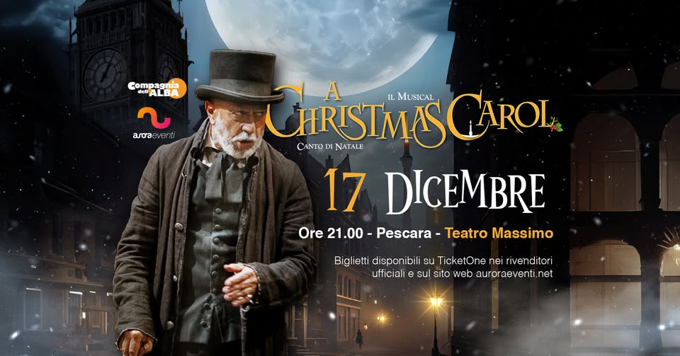 A Christmas Carol - Il Musical al Teatro Massimo di Pescara