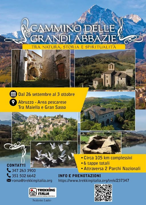 Cammino delle Grandi Abbazie e dei Luoghi Sacri del Pescarese