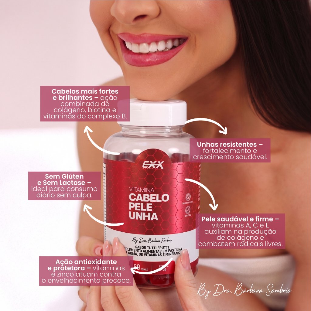 Benef&iacute;cios Gummy Vitamina Exx Nutrition