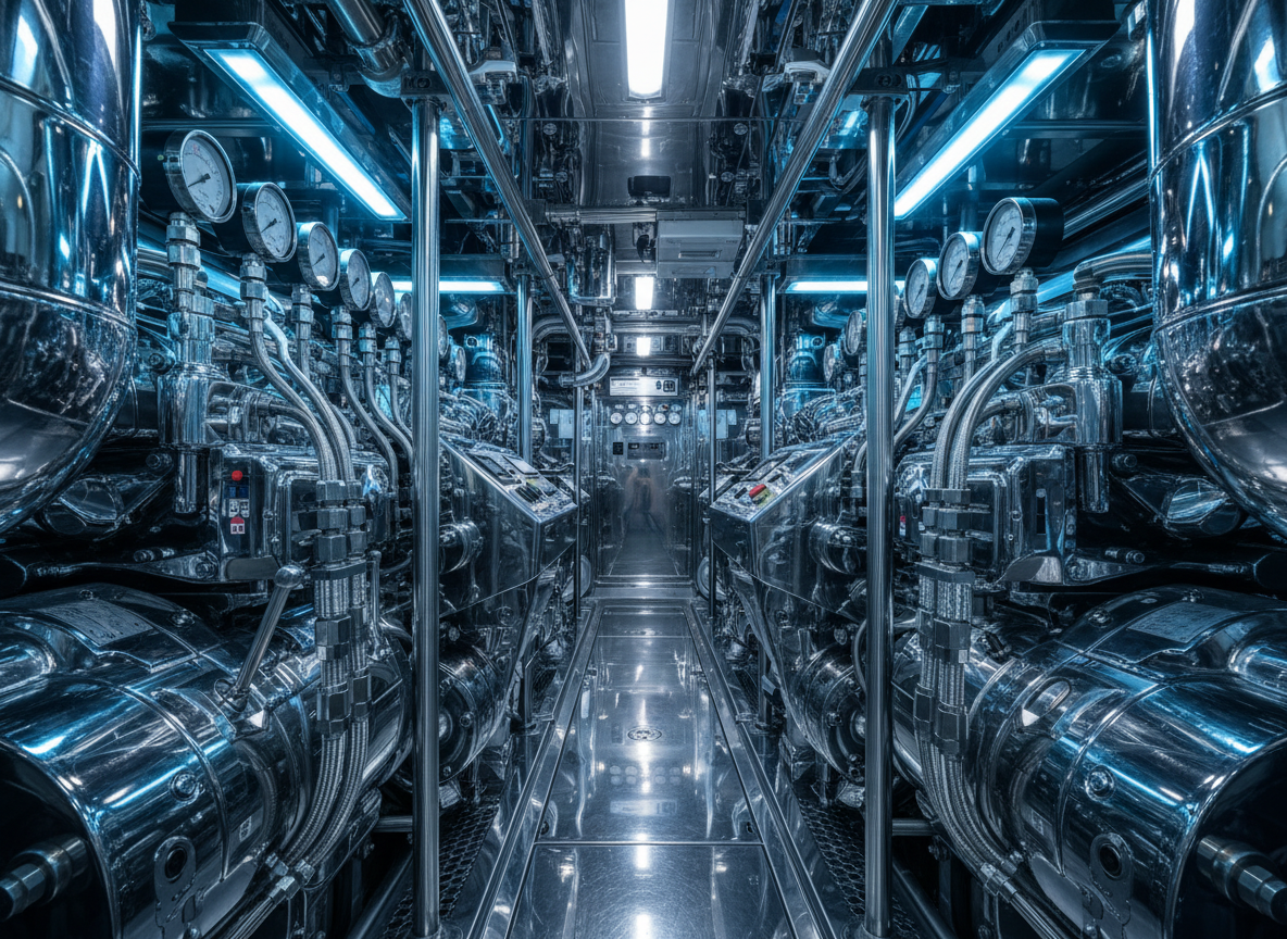 M/Y Pacific — Mechanical Overhaul