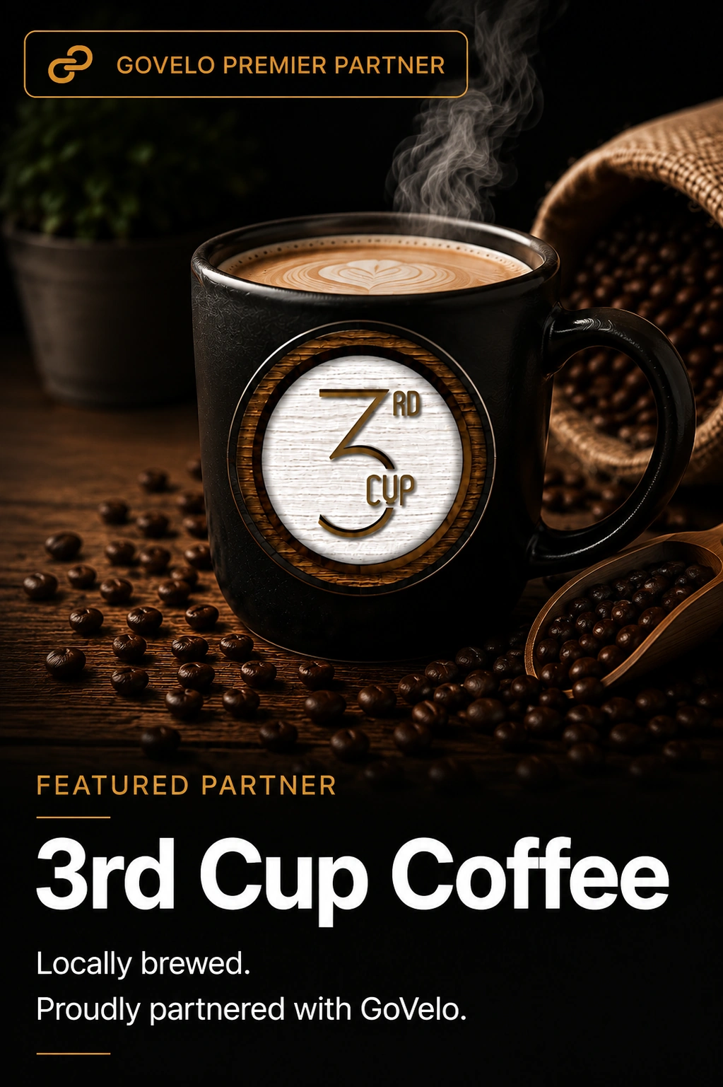 3rd Cup Coffee promotional artwork