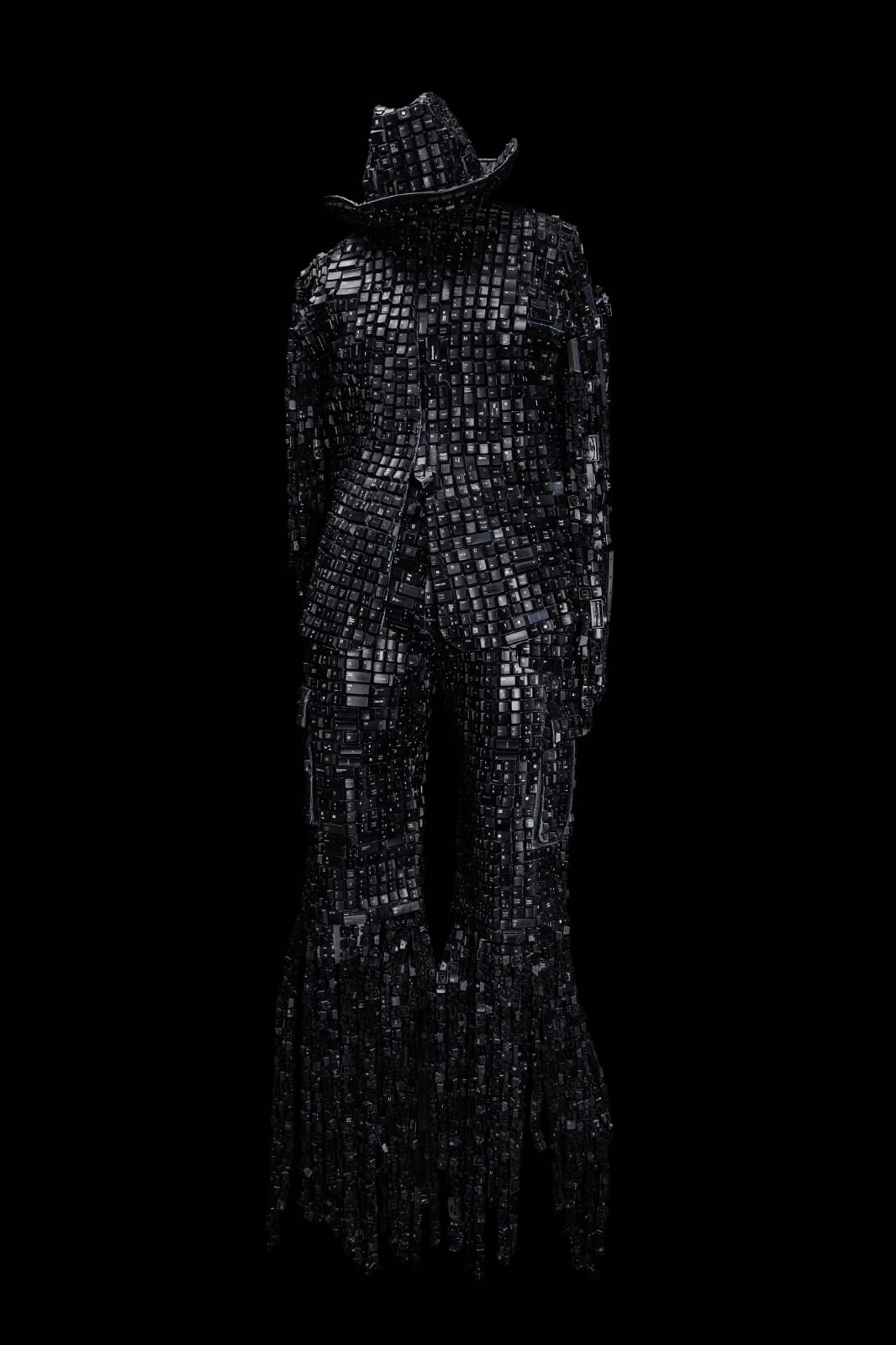 Work by Maurice Mbikayi, made from reclaimed materials