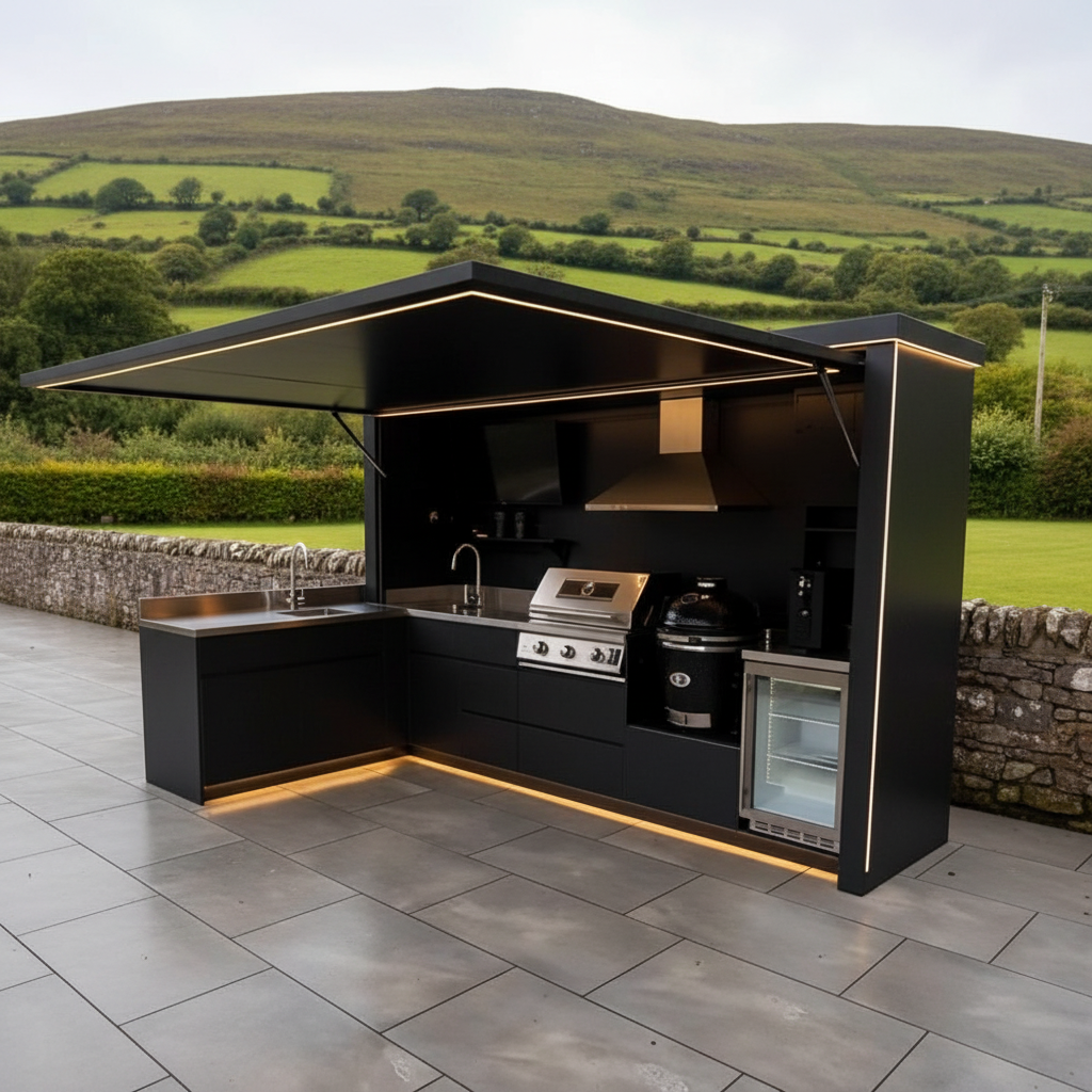 Portable Modular Outdoor Kitchen Cabinet Set