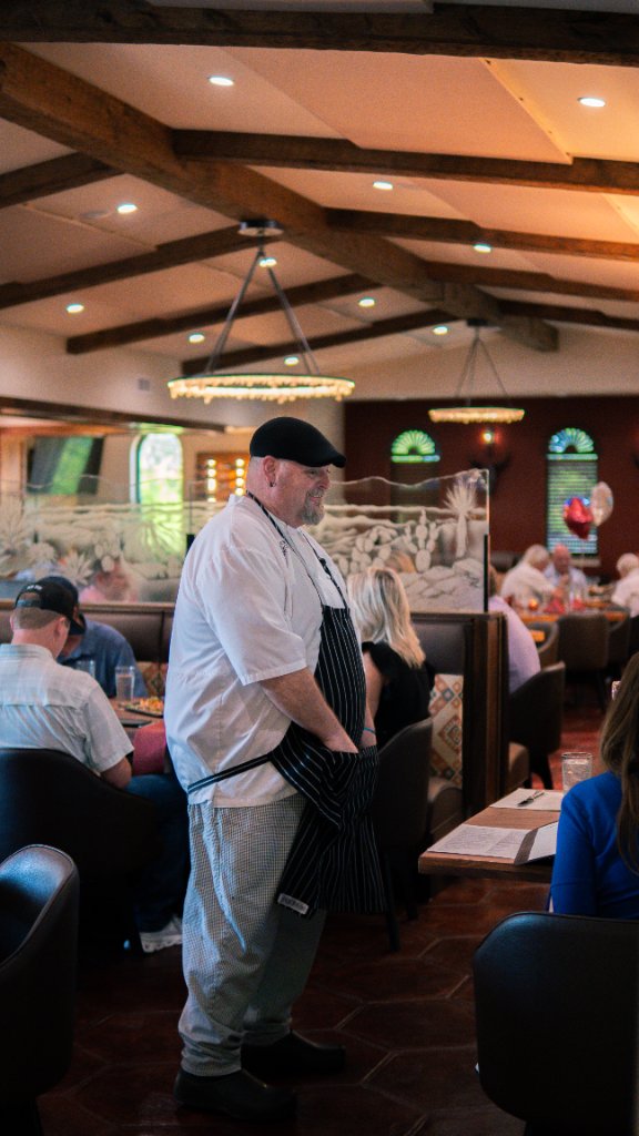 Chef in the Dining Room