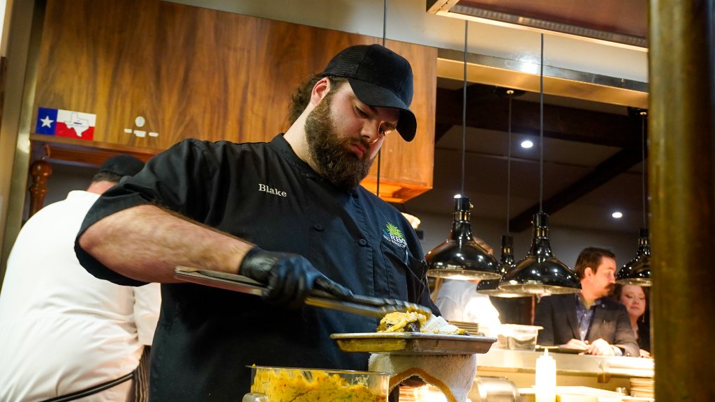 Chef Blake at the Pass