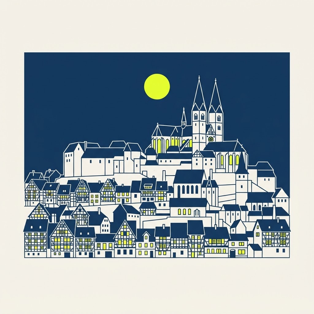 Quedlinburg old town, Sachsen-Anhalt