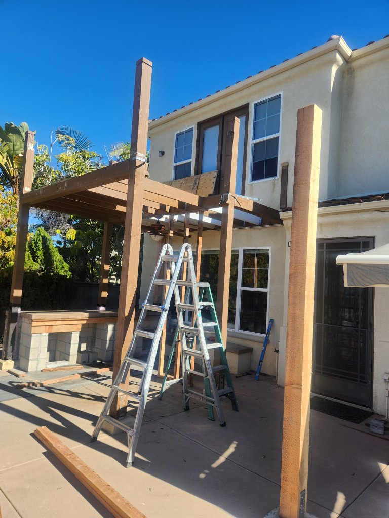 Pergola Structure Build
