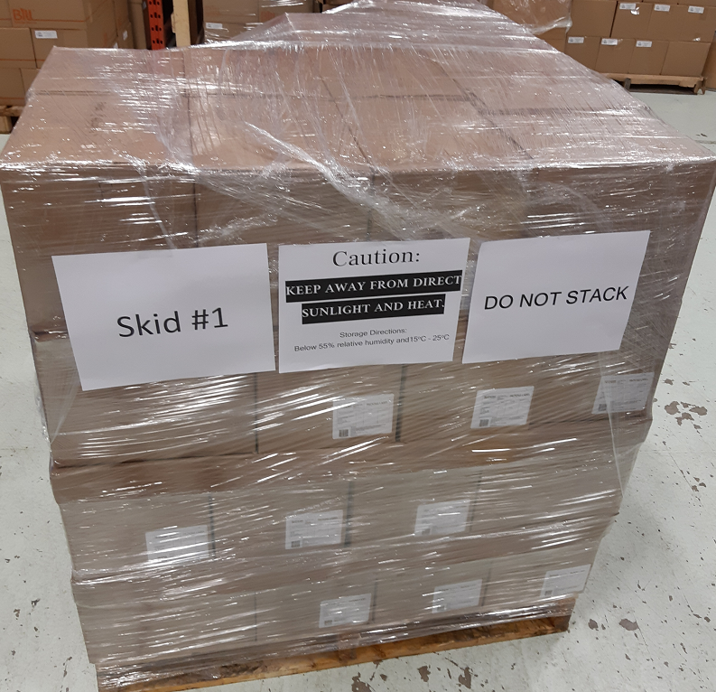 Palletized Carton Orders — Bulk Capsule Dispatch
